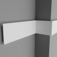 Плинтус ARCA 80 (белый)