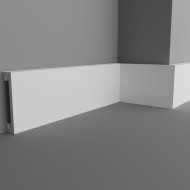 Плинтус ARCA 80 (белый)