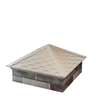 EVEREST Колпак EVEREST 535 х 535 с посадкой на 2 кирпича (бежевый)