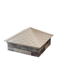  EVEREST Колпак EVEREST 535 х 535 с посадкой на 2 кирпича (бежевый)