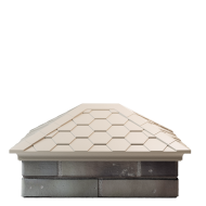 Колпак EVEREST 520 х 390 с посадкой на 2x1,5 кирпича (бежевый)