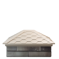 Колпак EVEREST 520 х 390 с посадкой на 2x1,5 кирпича (бежевый)