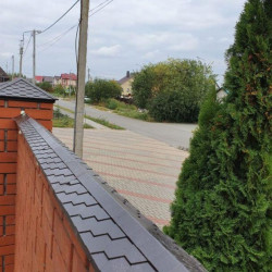 Колпак EVEREST 535 х 535 с посадкой на 2 кирпича (коричневый)