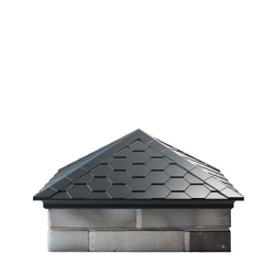  EVEREST Колпак EVEREST 535 х 535 с посадкой на 2 кирпича (серый)