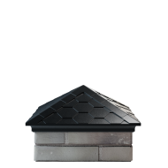 Колпак EVEREST 390 x 390 с посадкой на 1,5 кирпича (чёрный)
