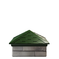 Колпак EVEREST 390 x 390 с посадкой на 1,5 кирпича (зелёный)