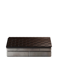 Парапет EVEREST с посадкой на 1 кирпич (коричневый)