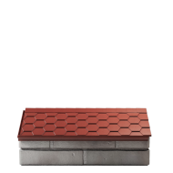 Парапет EVEREST с посадкой на 1 кирпич (красный)