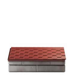 Парапет EVEREST с посадкой на 1 кирпич (красный)